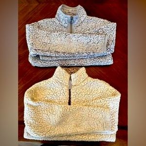 Cuddly Sherpa Set of 2 Bundle Girls Size 10/12